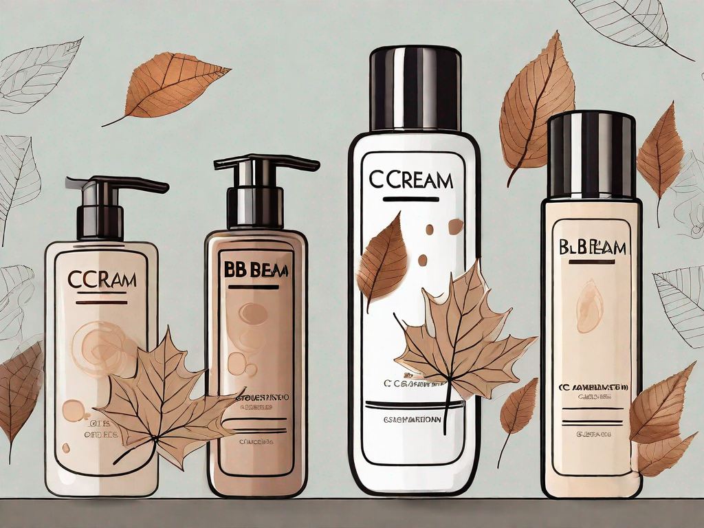 What is the difference between a BB cream, CC cream, and regular foundation for aging skin?