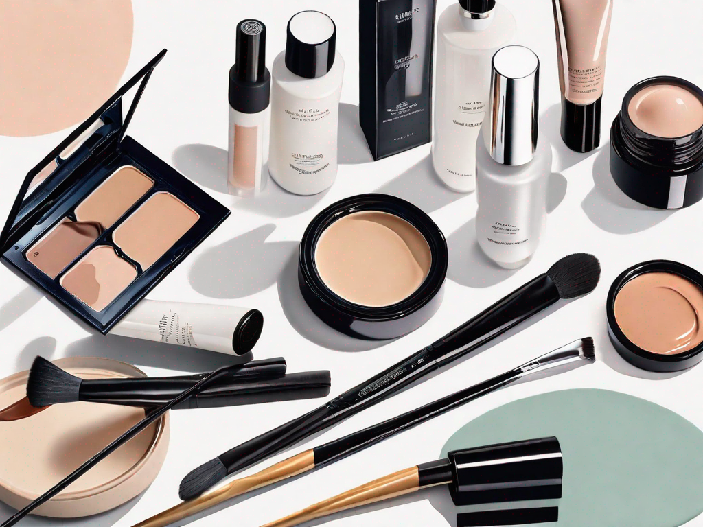 How do skincare products, like eye creams, affect under-eye makeup application?