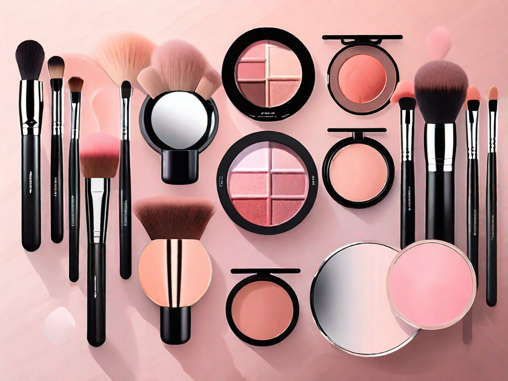 How can I blend blush seamlessly on my skin?