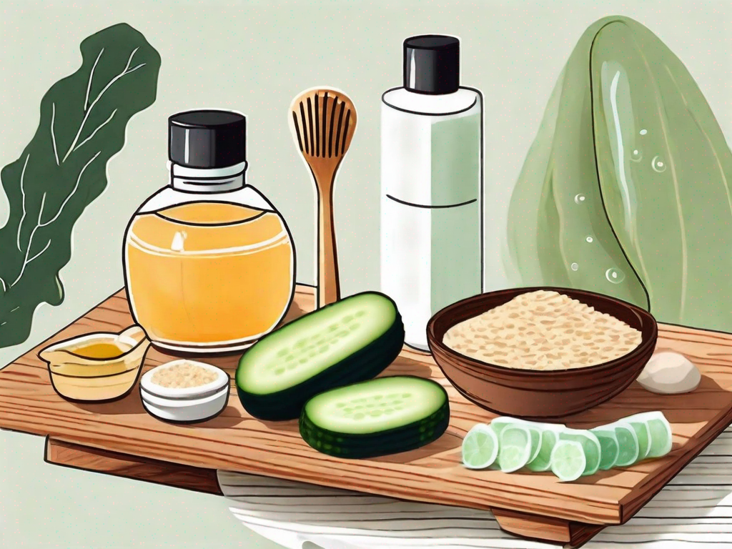 How can I create a natural skincare routine at home?