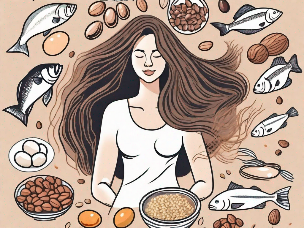 How does protein intake impact hair?